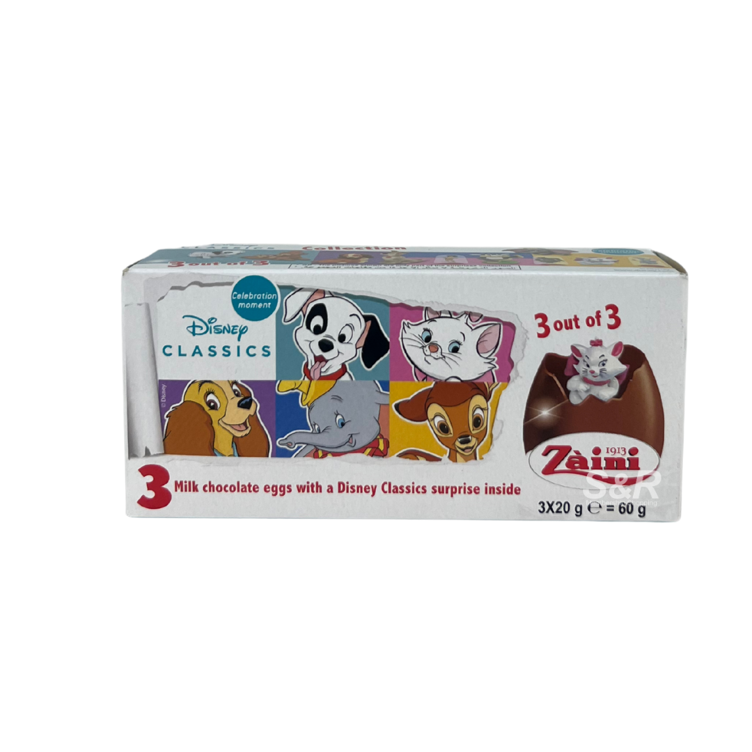 Zaini Disney Classics Milk Chocolate Eggs 60g